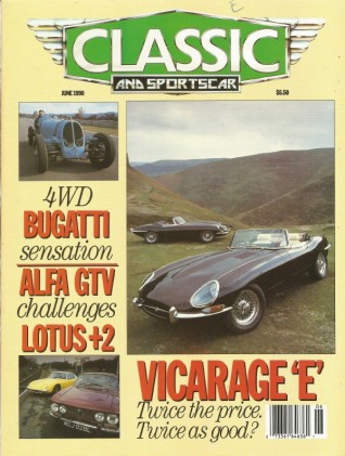 CLASSIC & SPORTSCAR 1990 JUNE - GTV vs LOTUS+2, VICARAGE E, NINO